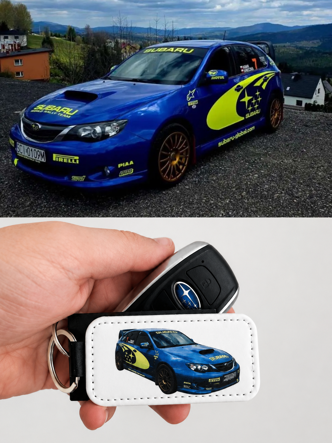 Brelok do kluczy z twoim samochodem